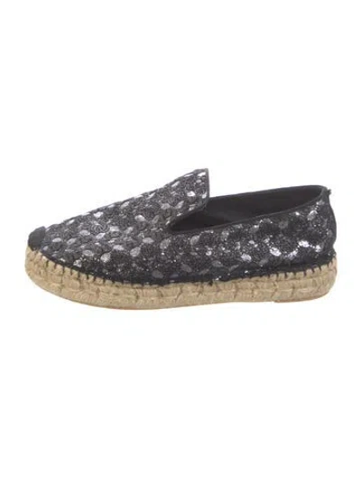 Pre-owned Ash Sequins Patterned Espadrilles In Blue