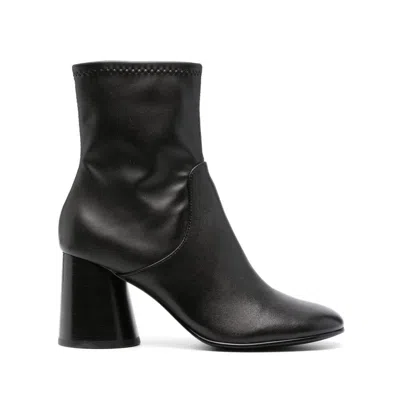 Ash Cl 90mm Leather Ankle Boots In Black