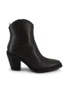 Ash Short Brown Leather Boots In Brown
