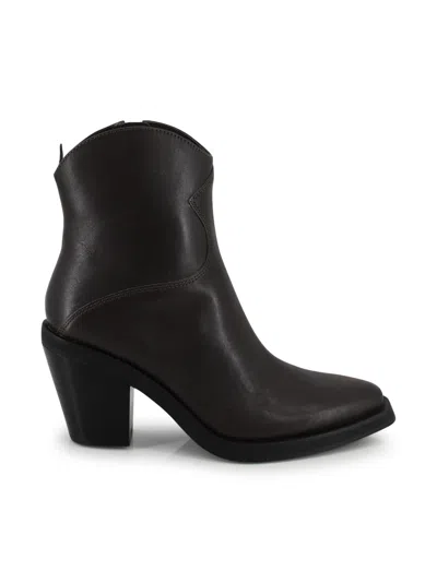 Ash Short Brown Leather Boots