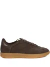 Ash Siena Suede Lace-up Sneakers In Brown