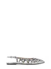 Ash Bazaar Slingback Stud Embellished Sandals
