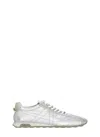 Ash Silver Kill Bill Leather Sneakers In Metallic