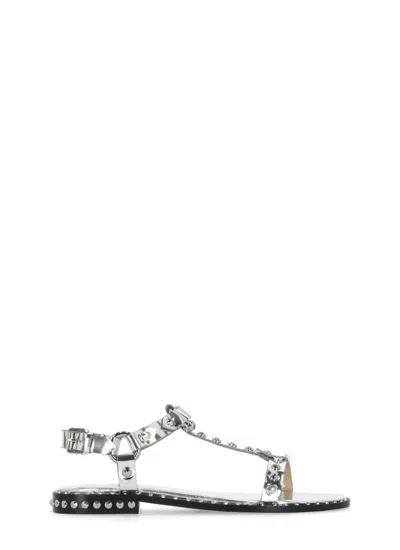 Ash Silver Patsy Leather Sandal
