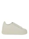 Ash Mody Rubber White Leather Chunky Trainers In White
