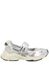 Ash Rolls Polyurethane Metallic Silver Sneakers In Silver