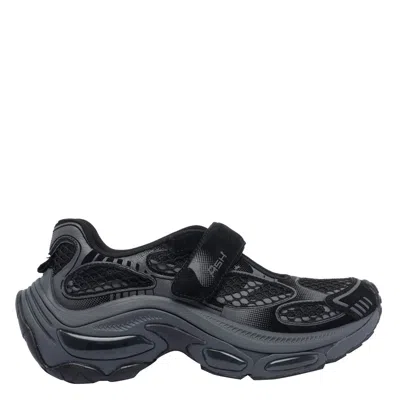 Ash Panelled Sneakers In Black