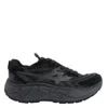 Ash Eagle Model Low Top Sneakers With Mesh Panels In Black