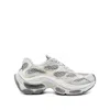 Ash Mesh-panels Low-top Sneakers In Gray