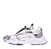 Ash Race Sneakers In Silver Synthetic Fibers In Rosa Chiari E Naturali