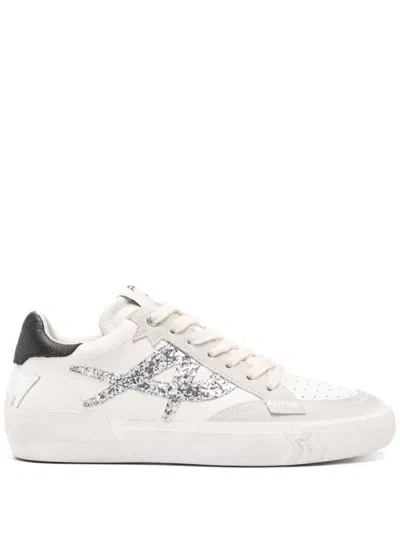 Ash Sneakers In White/silver/black