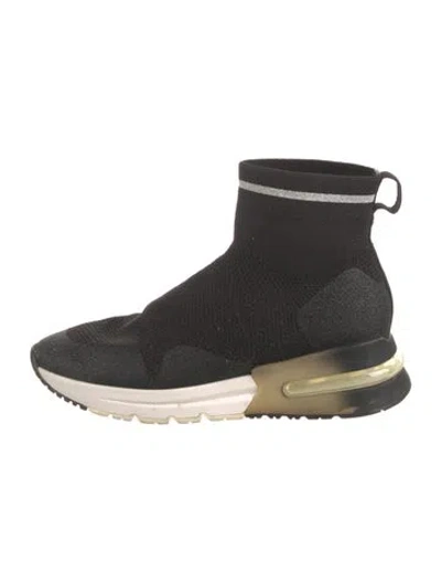 Pre-owned Ash Sock Sneakers In Black