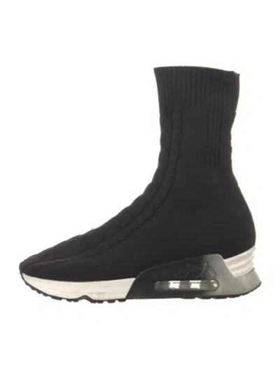 Pre-owned Ash Sock Sneakers In Black