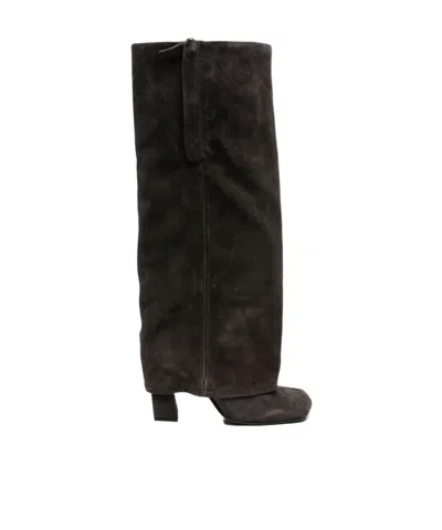 ASH SQUARE-TOED BOOTS