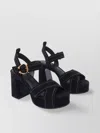 Ash Strappy Block Heel Platform Sandals