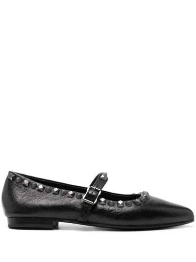 ASH STUD-EMBELLISHED BALLERINA SHOES