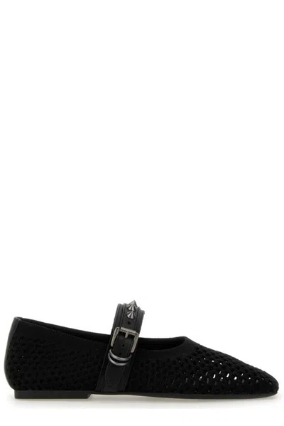 Ash Square Toe Mary Jane Shoes In Black