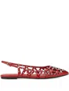Ash Studd-embellishment Flat Pumps
