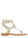 Ash Flat Shoes Beige In White
