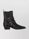 Ash Stylish Chelsea Ankle Boots With Block Heel In Black