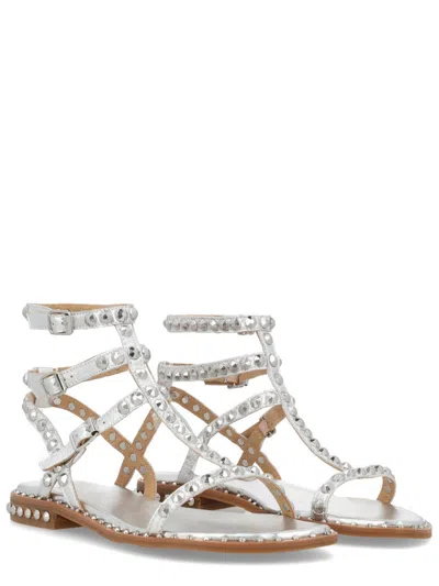 Ash Stylish Flats For Women - Ss26 Collection In Silver
