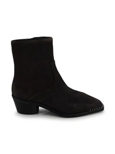 Ash Suede Ankle Boots. In Brown