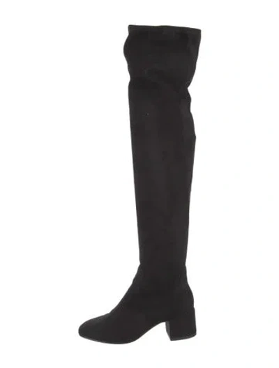 Pre-owned Ash Suede Boots In Black