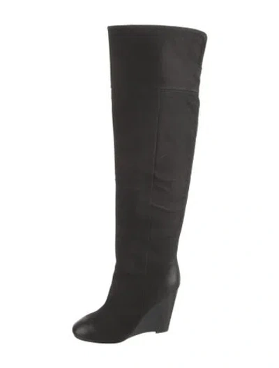 Pre-owned Ash Suede Boots In Black