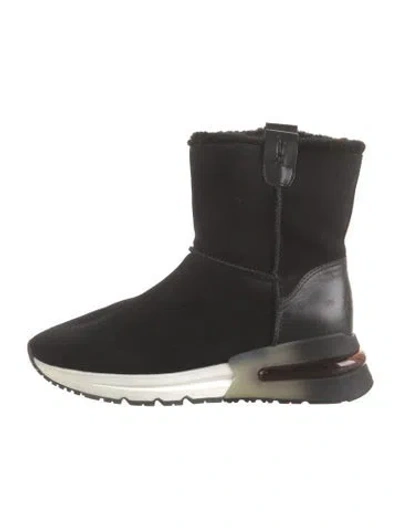 Pre-owned Ash Suede Boots In Black