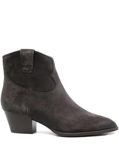 Ash Suede Boots In Brown