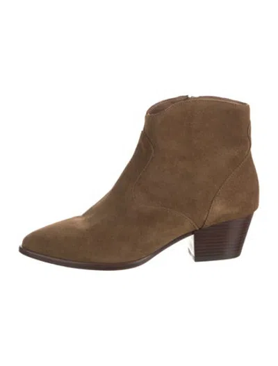 Pre-owned Ash Suede Boots In Brown