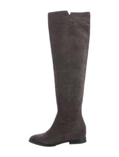 Pre-owned Ash Suede Boots In Gray