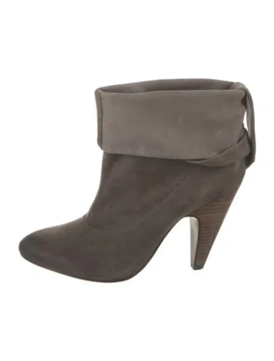 Pre-owned Ash Suede Boots In Grey