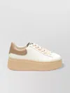 Ash Suede Lace-up Shoes Platform Sole