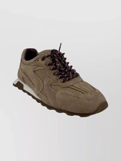 ASH SUEDE LACE-UP SPORTS SNEAKERS