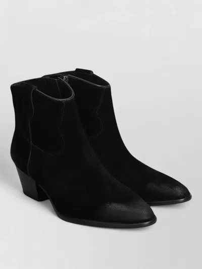 Ash Suede Leather Lace-up Shoes