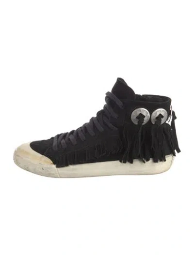 Pre-owned Ash Suede Sneakers In Black