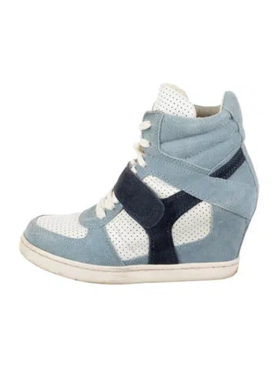 Pre-owned Ash Suede Sneakers In Blue