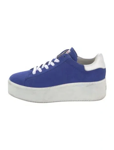 Pre-owned Ash Suede Sneakers In Blue