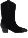 Ash Woman Ankle Boots Black Size 6 Leather In Black