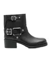 Ash Round-headed Short Boots In Black