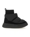 Ash Thick Sole Short Boot In Black