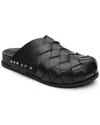 Ash Tor Leather Sandal In Black