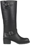Ash Trinidad Biker Boots In Black