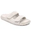 Ash Twist Leather Sandal In White