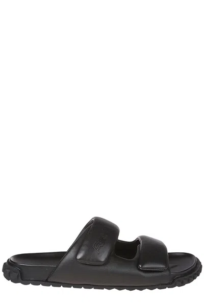 Ash Twist Studded Slip In Black