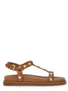 Ash Ugo Cannella Sandals In Camel Brown