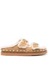 Ash Uma Faux Fur Sandal In Neutrals
