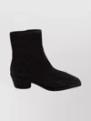Ash Urban Texan Style Ankle Boots In Black