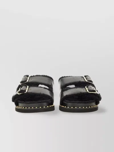 Ash "utah Bis" Open Toe Flat Sole Sandals